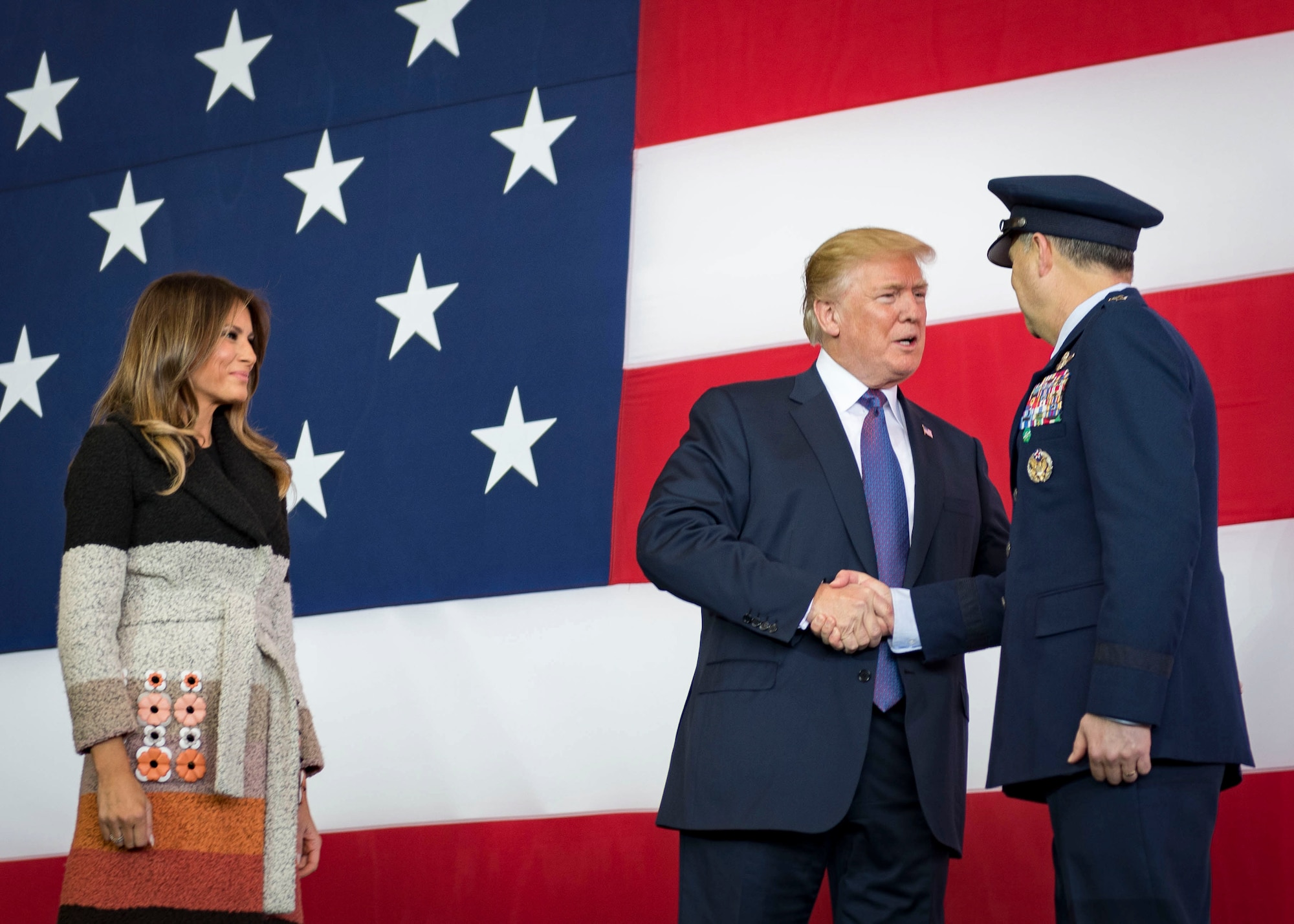 President Donald J. Trump visits Yokota Air Base