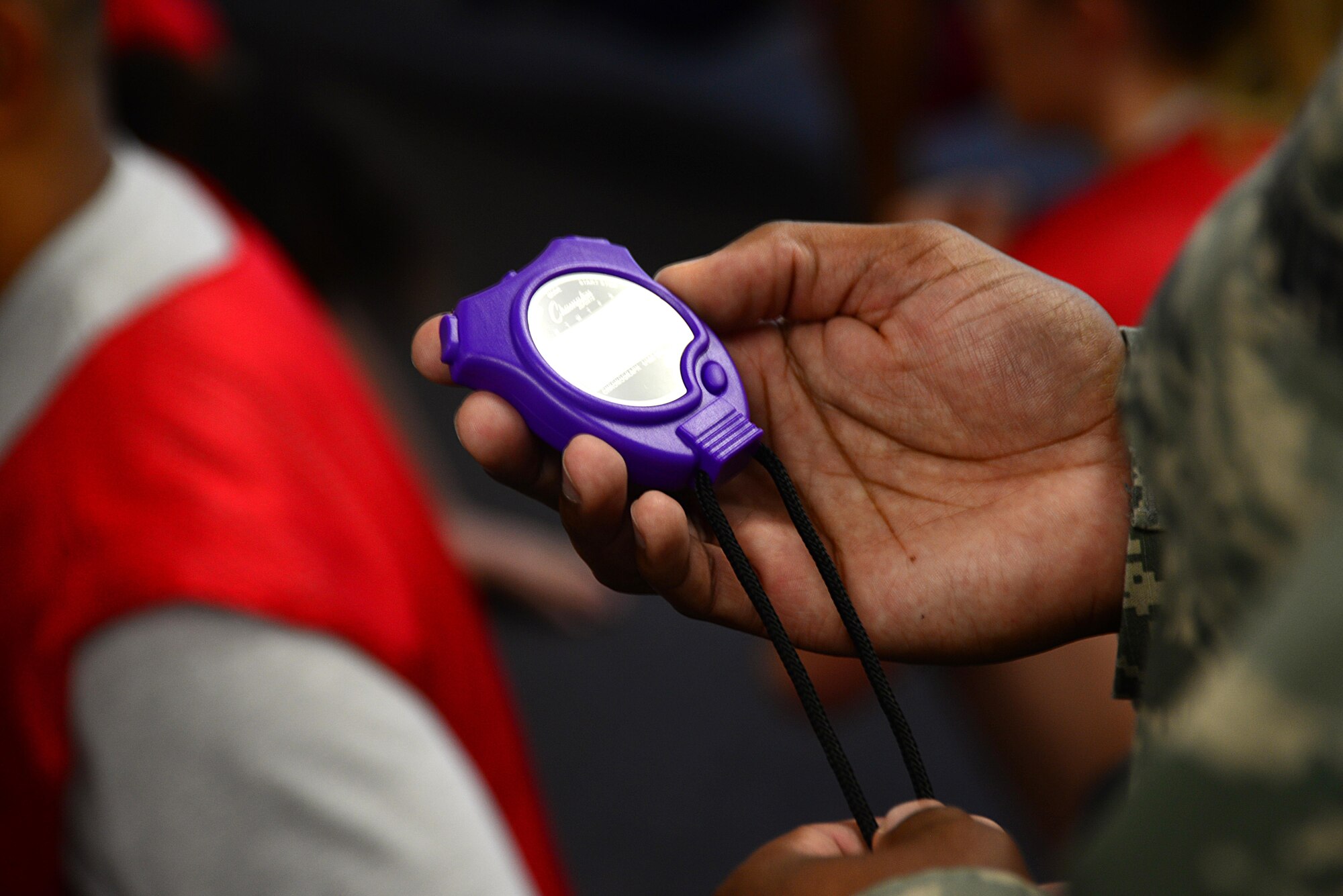 U.S. Air Force Airmen assigned to the 916th Air Refueling Wing take their physical fitness assessment at Seymour Johnson Air Force Base, N.C., Nov. 5, 2017. The fitness assessment tests Airmen on three components to ensure they are fit to fight, body composition, aerobic component and muscular fitness component. (U.S. Air Force photo by Senior Airman Kayla Newman)