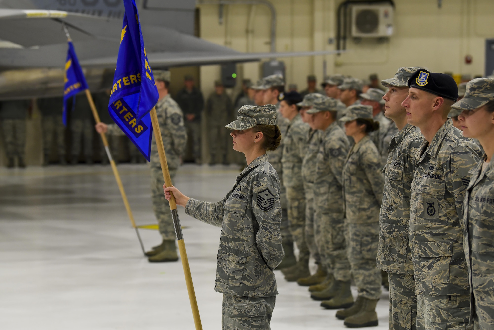 173rd Fighter Wing Airmen participate in demobilization ceremony