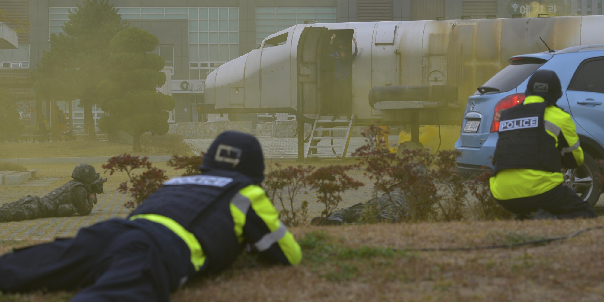 Osan, Korean Emergency Services train together, strengthen commitment