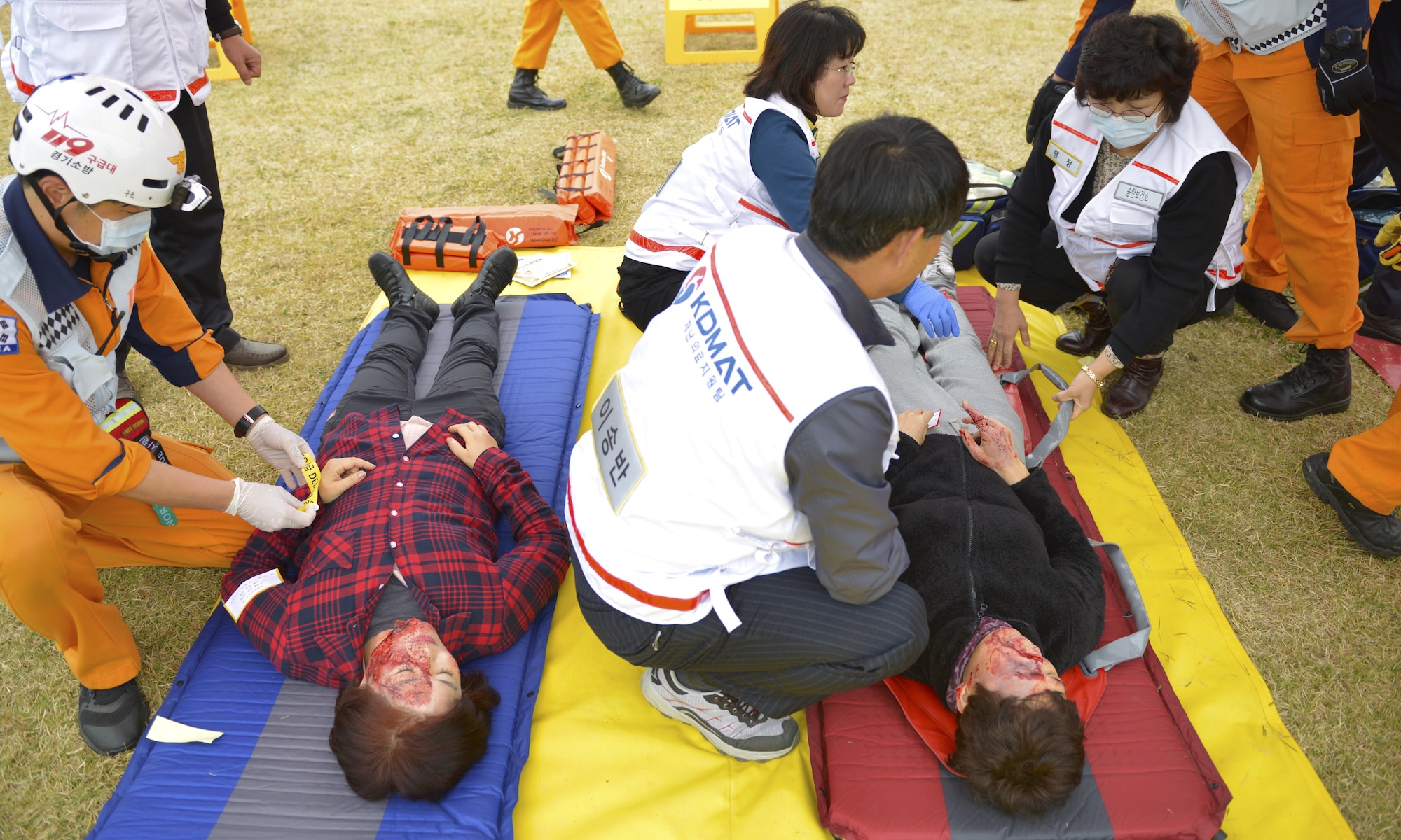 Osan, Korean Emergency Services train together, strengthen commitment