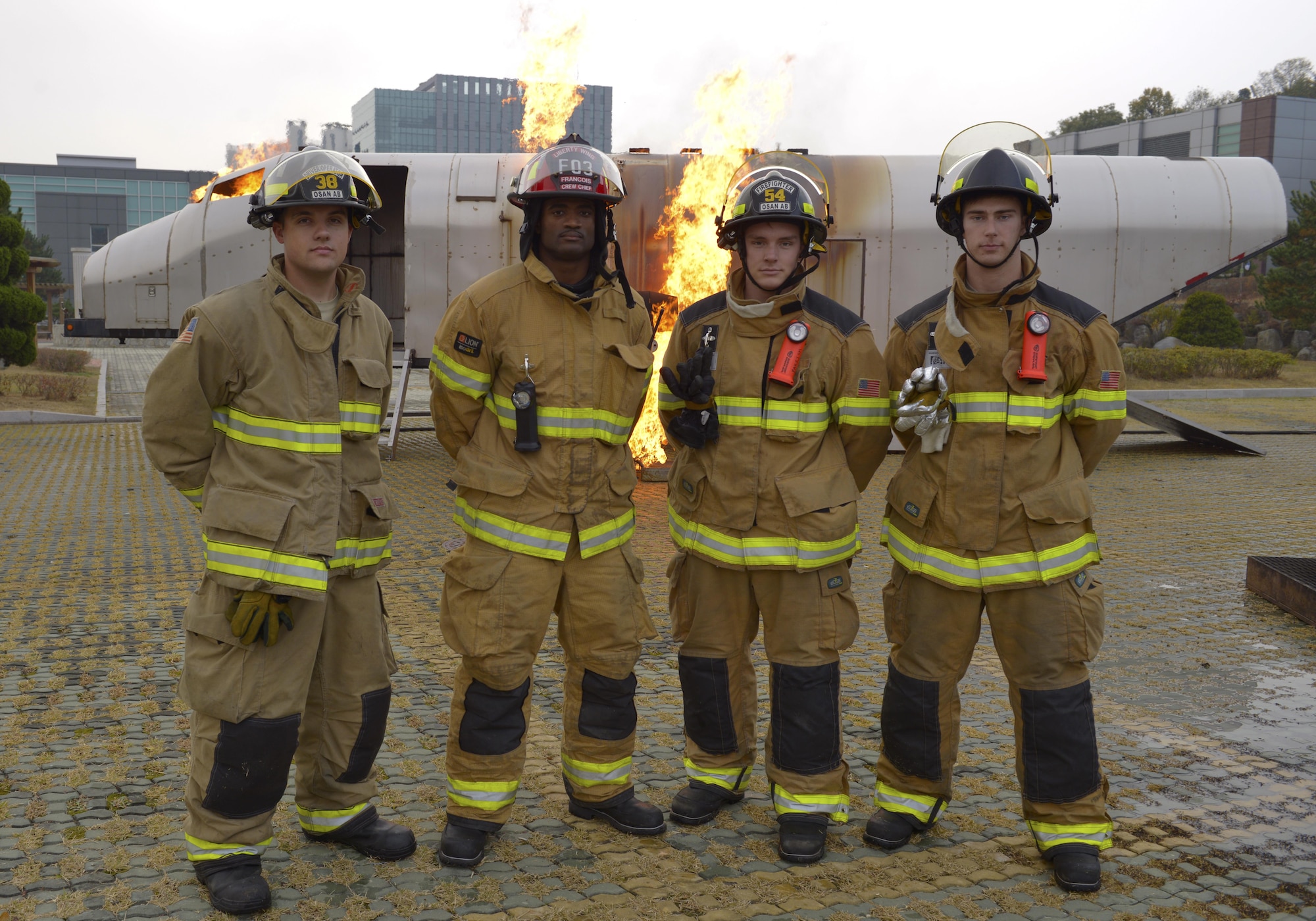 Osan, Korean Emergency Services train together, strengthen commitment