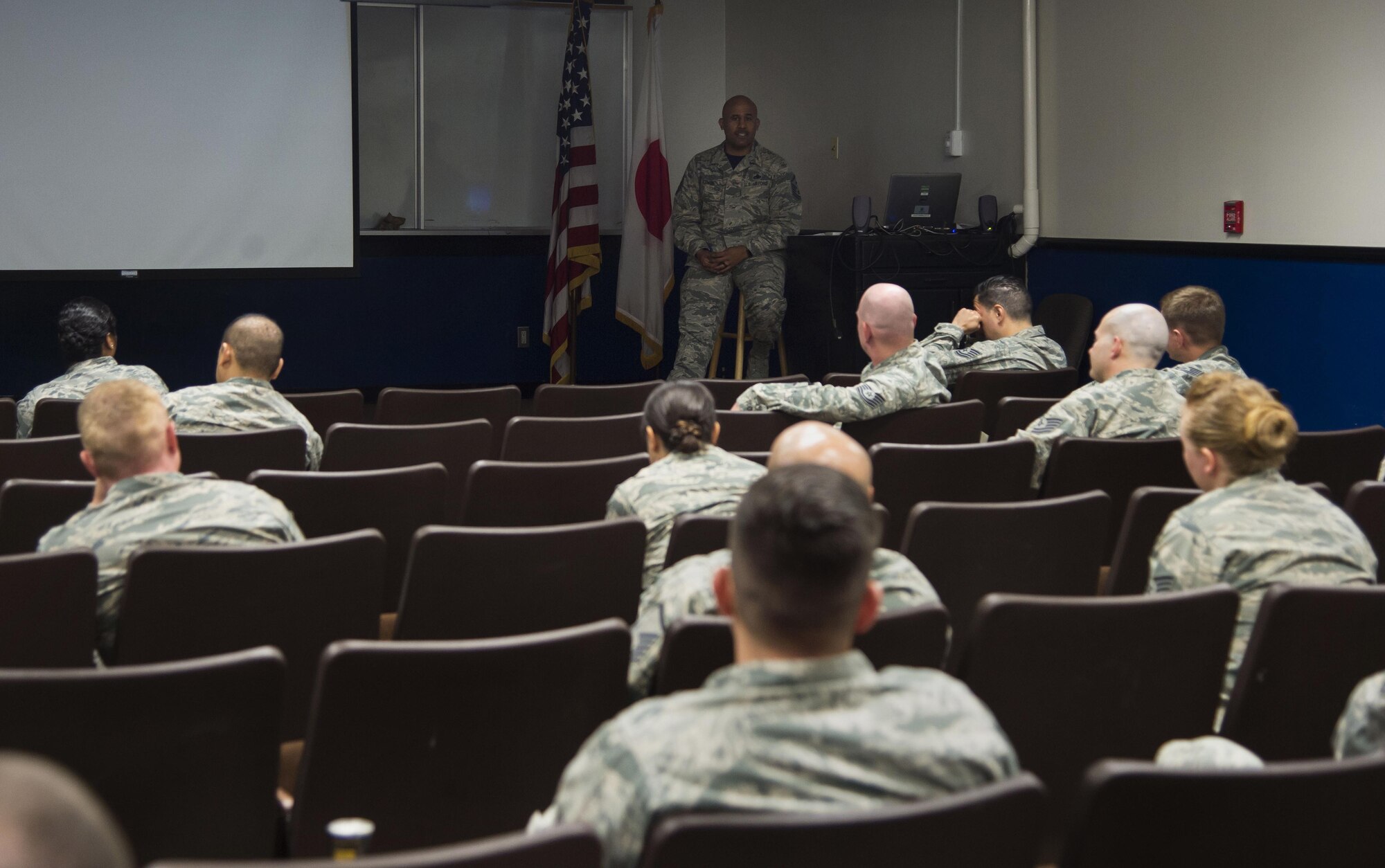 More than 25 non-commissioned officers and senior NCO’s attended the week-long First Sergeant Symposium at Misawa Air Base, Japan, Oct. 20, 2017.