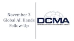 The Defense Contract Management Agency conducted its second Global All Hands on Nov. 3.