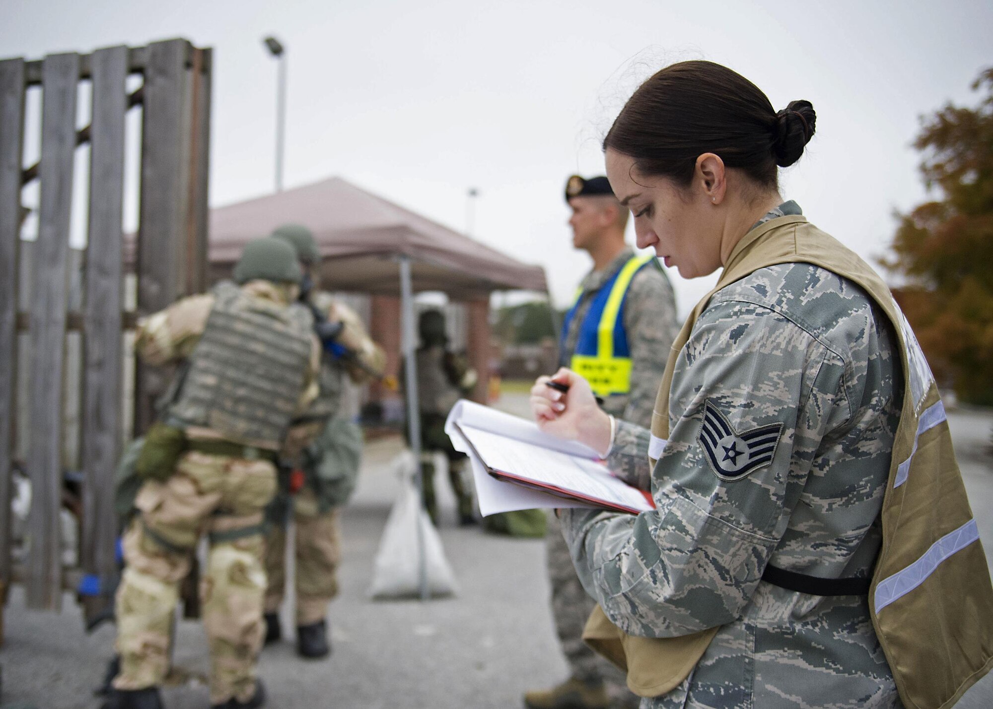 315th Airlift Wing conducts ATSO/CBRNE exercise - 315th Security Forces Squadron