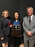 2017 NADP Award Winner, Jing-Li Kole, poses after receiving her award, Oct. 12, at the Pentagon.