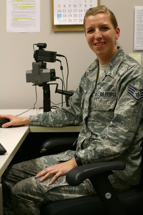 Staff Sgt. Taylor Anliker, 445th Force Support Squadron personnel technician, is the 445th Airlift Wing November 2017 Spotlight Performer. (U.S. Air Force photo/Master Sgt. Patrick O’Reilly)