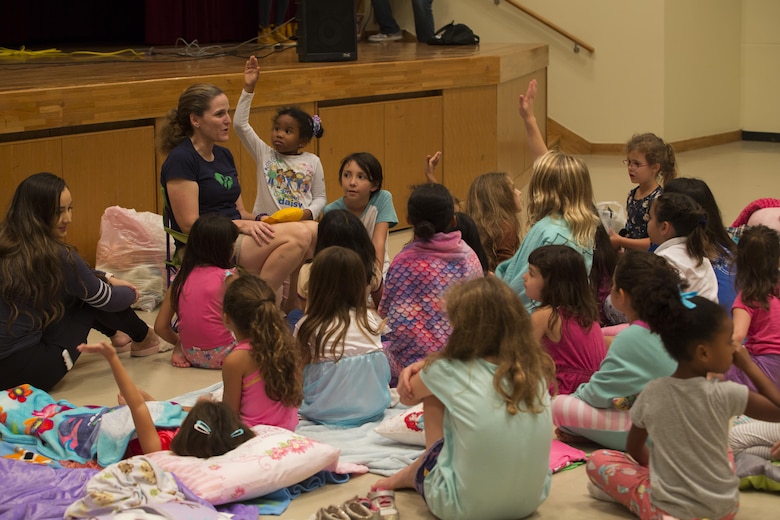 Col. Mariah McMillen discusses access to education with the Foster Girl Scouts