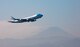 Air Force One departs Yokota Air Base, Japan, Nov. 7, 2017.