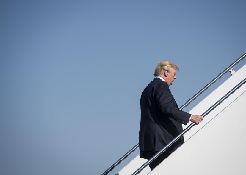 POTUS departs Japan