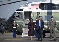 POTUS departs Japan