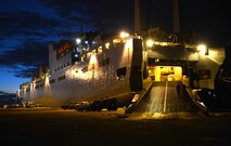 Military Sealift Command’s USNS Brittin sits at the Port of Ponce, Puerto Rico, Nov. 4, 2017.