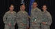 Reservists with the 302nd Airlift Wing who were recognized during the wing’s third quarter awards ceremony pose for a photo Nov. 5, 2017 at Peterson Air Force Base, Colo., in the Summit Center.