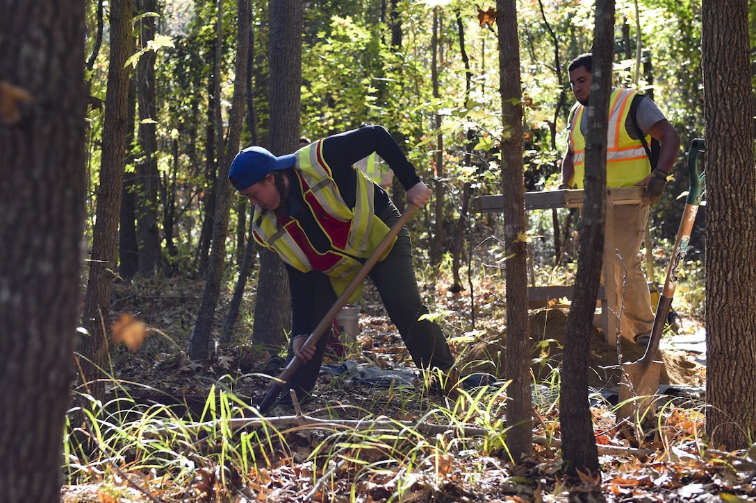 Excavations on military installations like this one help archeologist provide advice to installation leadership on proper methods for maintaining these areas depending on their significance.