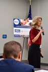 INDIANAPOLIS – Naval Surface Warfare Center, Crane Division (NSWC Crane) T2 Director, Brooke Pyne, and Deputy for Small Business, Matt Burkett, participated in ‘How to Do Business with NSWC Crane’ on Tuesday, an event hosted by the Indy Chamber of Commerce. Both Pyne and Burkett spoke to attendees about how to access technical equipment, collaborate with Crane, license Navy-developed technology, and more.