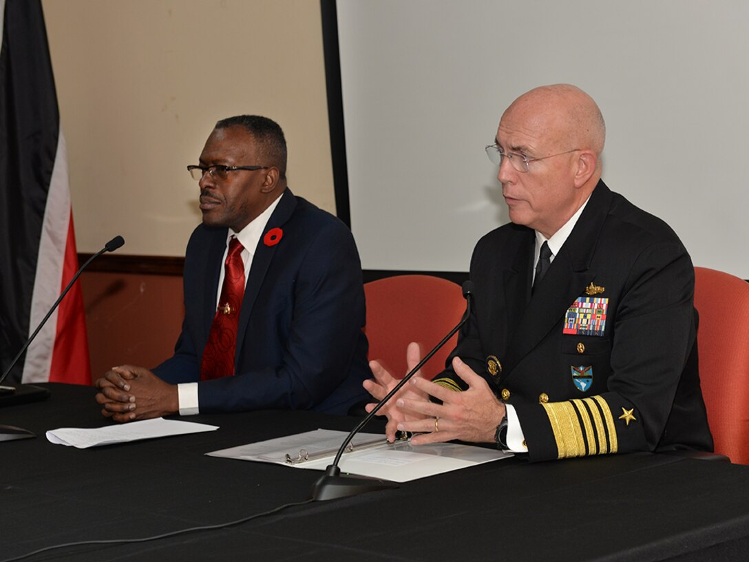 Security leaders from the United States and Trinidad and Tobago discuss security cooperation