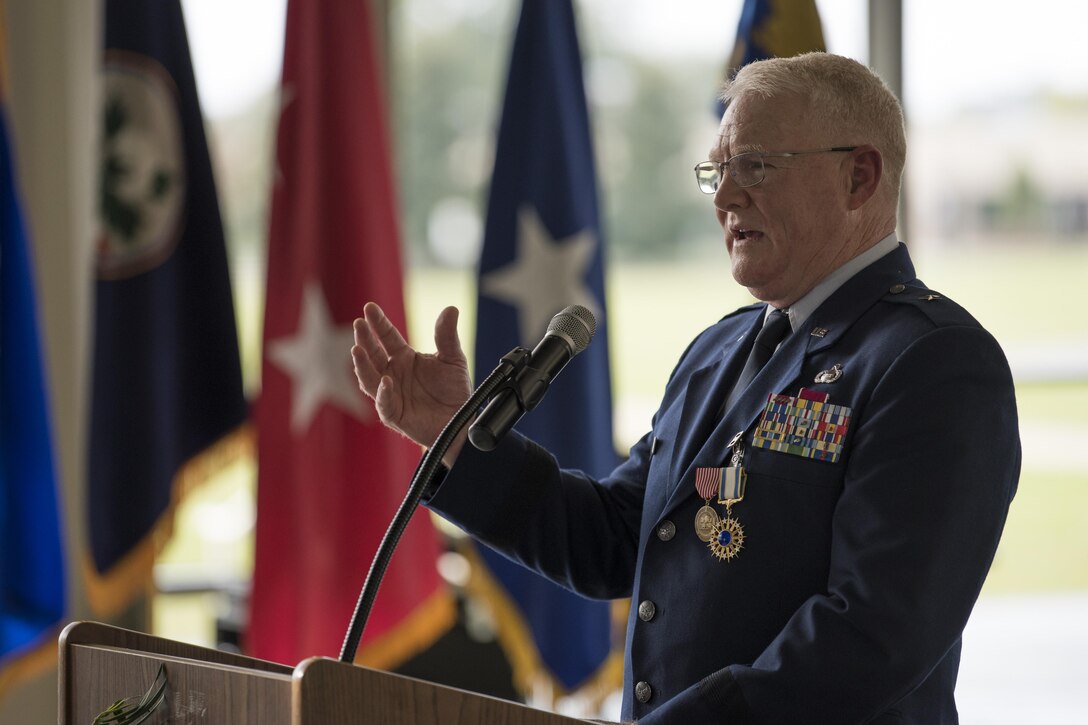 Brig. Gen. Jacobs addresses the audience.