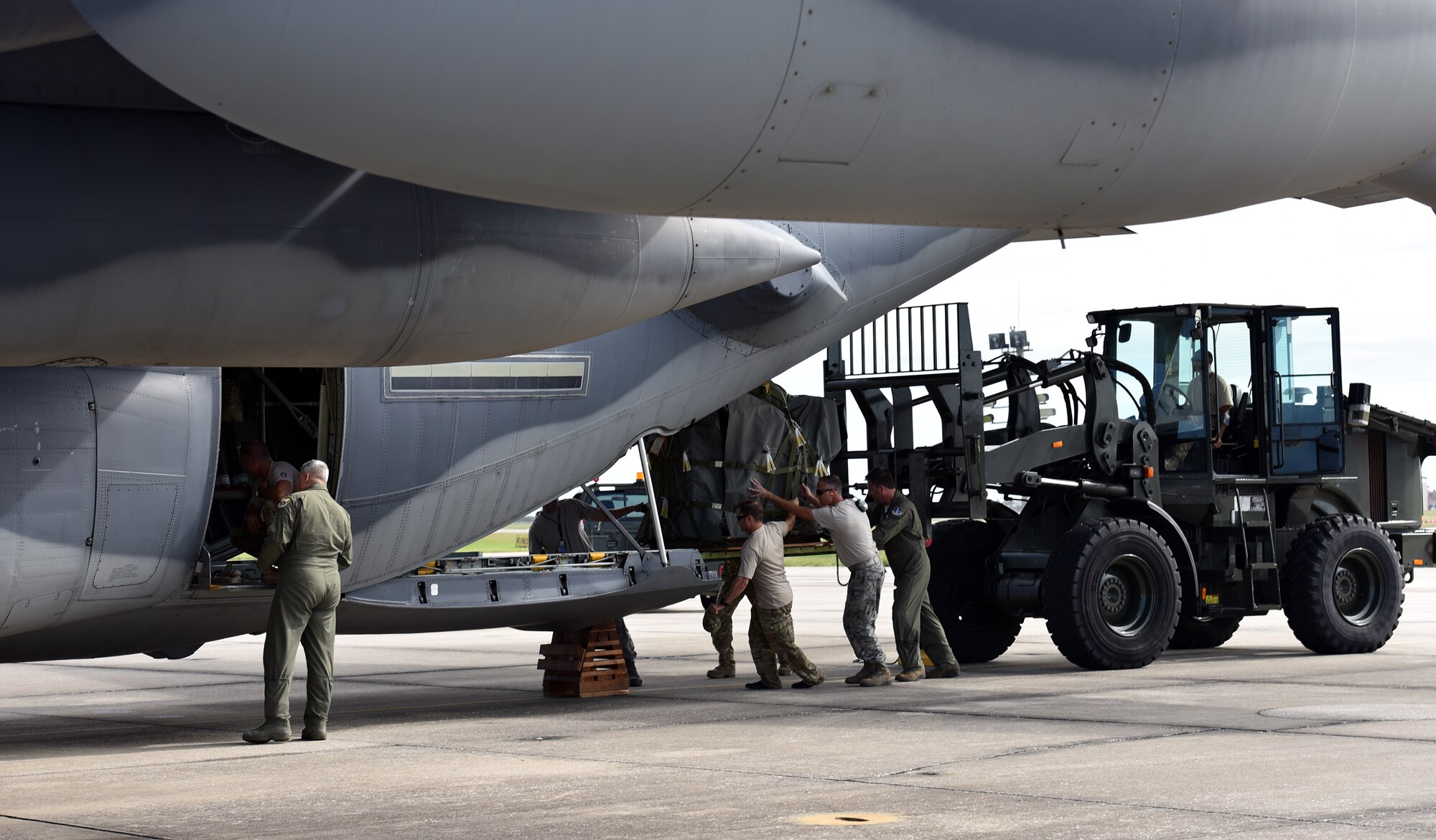 Rescue Airmen conduct medical evacuation of cruise passenger at sea