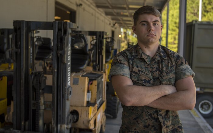 U.S Maine Corps Cpl. Melvin Willis discusses what the U.S. Marine Corps means to him.
