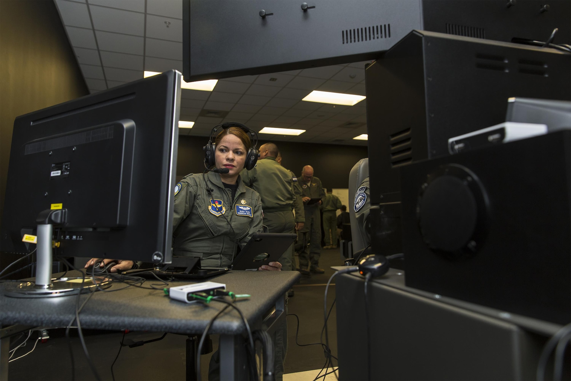 Maj. Maria Tejada-Quintana, a guest instructor at the Inter-American Air Forces Academy at Joint Base San Antonio-Lackland, is the only female flight guest instructor teaching international students from partner nations in the Western Hemisphere.