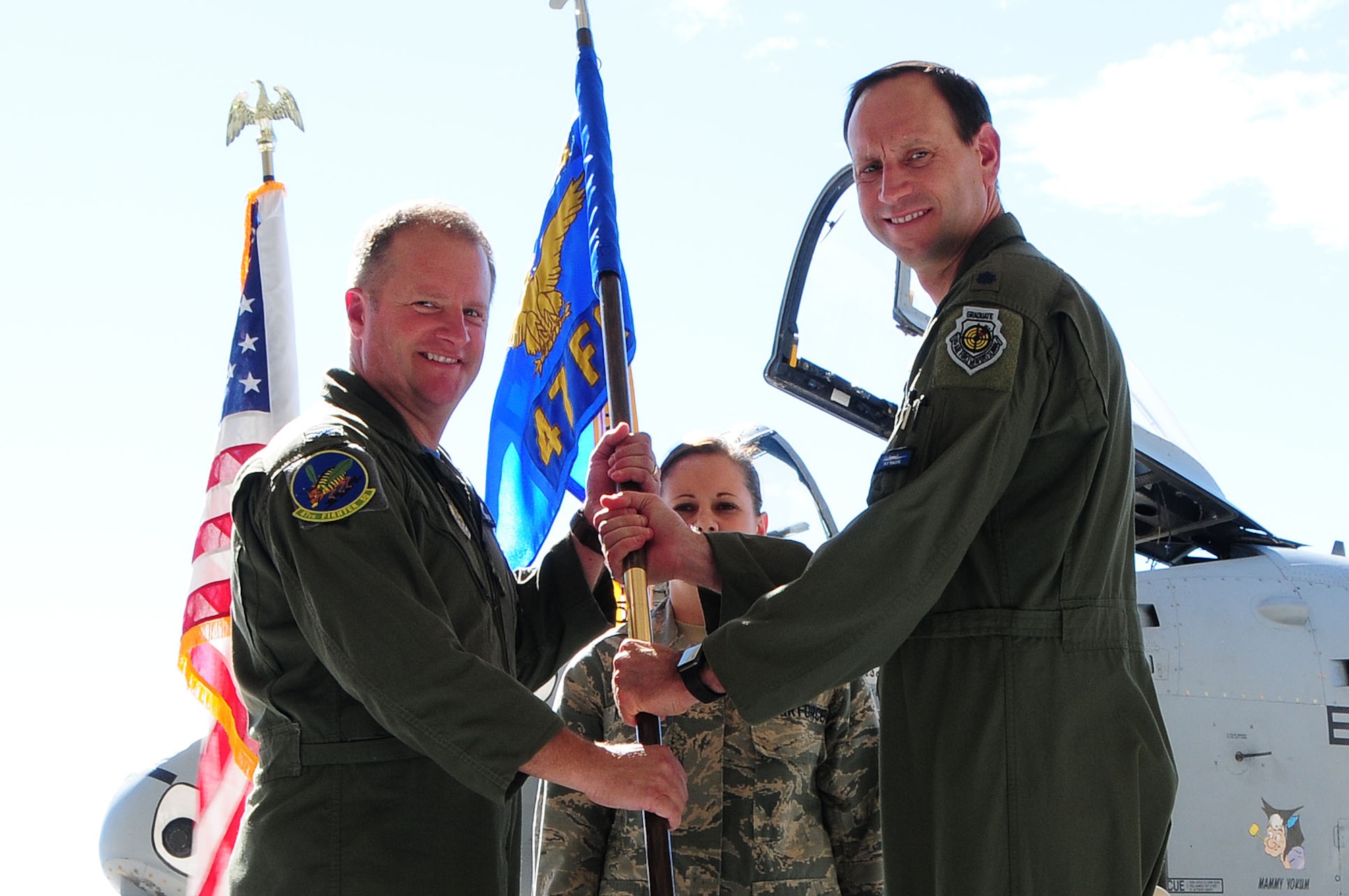 47th Fighter Squadron gets new commander