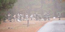 U.S. Air Force Reserve members assigned to the 913th Airlift Group participate in “Ability to Survive and Operate” (ATSO) training Nov. 4, 2017, at Little Rock Air Force Base, Ark.