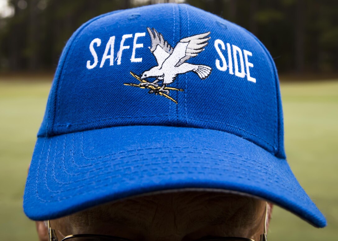 A hat displays during a Safeside reunion golf tournament Nov. 6, 2017, in Valdosta, Ga. Biennially the Safeside association holds a reunion to interact with their past and present comrades from the 820th Base Defense Group. (U.S. Air Force photo by Airman Eugene Oliver)