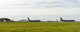 Four KC-135 Stratotankers perform an “elephant walk” as they take off together Nov. 9, 2017, from RAF Mildenhall, England. The aircraft were participating in off-station training to practice four-ship formation procedures. Continual training is vital for our aircrew in ensuring the KC-135s are prepared to support U.S., NATO and partner aircraft in extending global reach. (U.S. Air Force photo by Karen Abeyasekere)