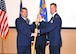 The 170th Group is under new leadership following a change of command ceremony at Offutt Air Force Base, Neb., Nov. 4. Lt. Col. David Preisman took the group guidon from Col. Mark Hopson during the tradition rich ceremony held at the 557th Weather Wing auditorium.