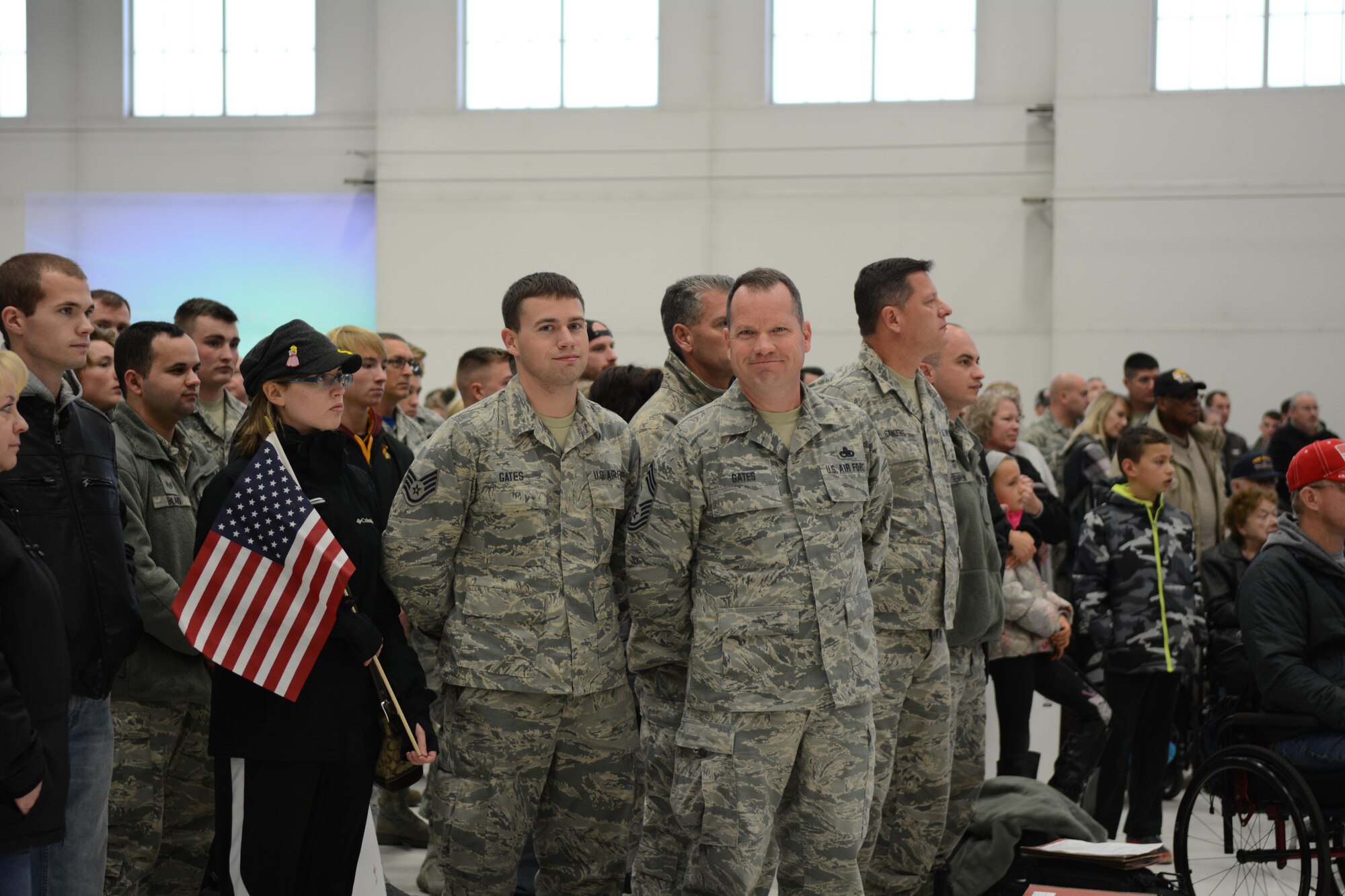 Airmen of the 115th Fighter Wing Airmen were welcomed home by family and friends in a ceremony held today at Truax Field in Madison, Wis. November 8, 2017.  Approximately 270 Airmen and 12  F-16 Fighting Falcons were deployed to Kunsan Air Base, Republic of Korea for three months training under the direction of the 8th Fighter Wing at Kunsan as part of a Pacific Air Force Theater Security Package deployment.