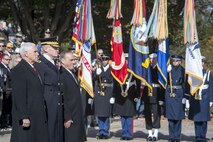 Vice President Mike Pence attends a Veterans Day ceremony