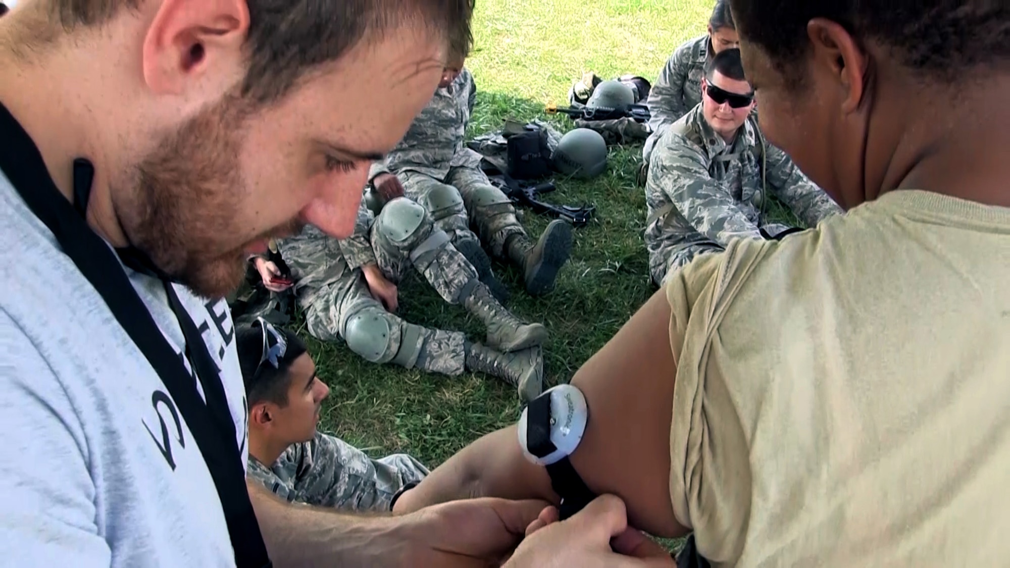 Sweat Sensor tested at Tech Warrior