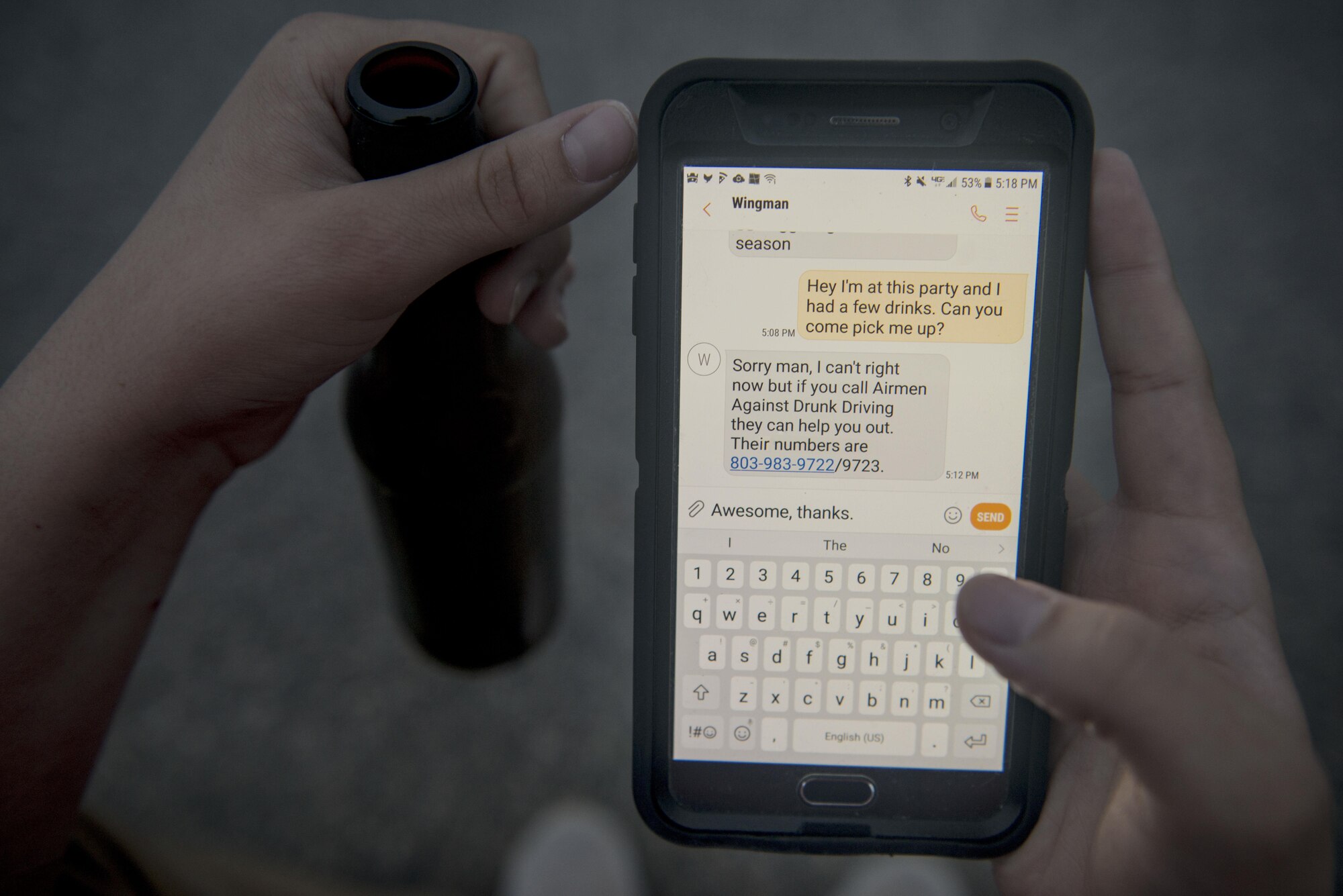 When deciding to consume alcohol, an individual should have a plan to arrive home safely.