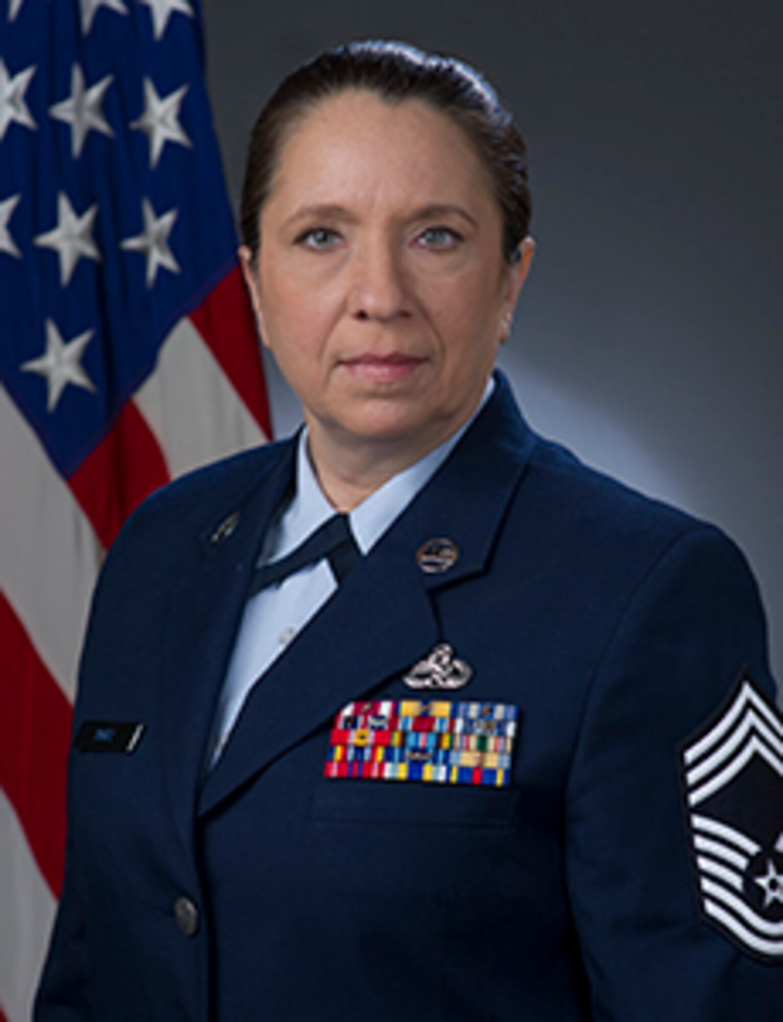 Chief Master Sgt. Kimberly L. Reay, official photo, U.S. Air Force