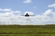 A U.S. Air Force B-1B Lancer assigned to the 37th Expeditionary Bomb Squadron, deployed from Ellsworth Air Force Base, South Dakota, takes off from Andersen AFB, Guam for a mission flying in the Western Pacific, Nov. 13, 2017