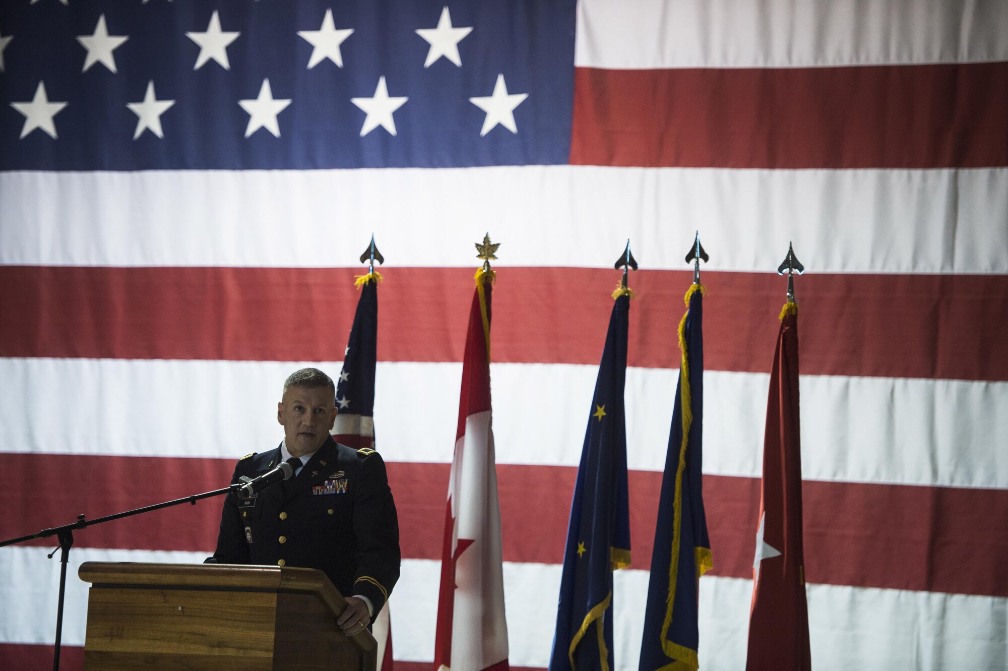 The Department of Military and Veterans Affairs has been hosting the public ceremony with the Alaska National Guard since 1998.