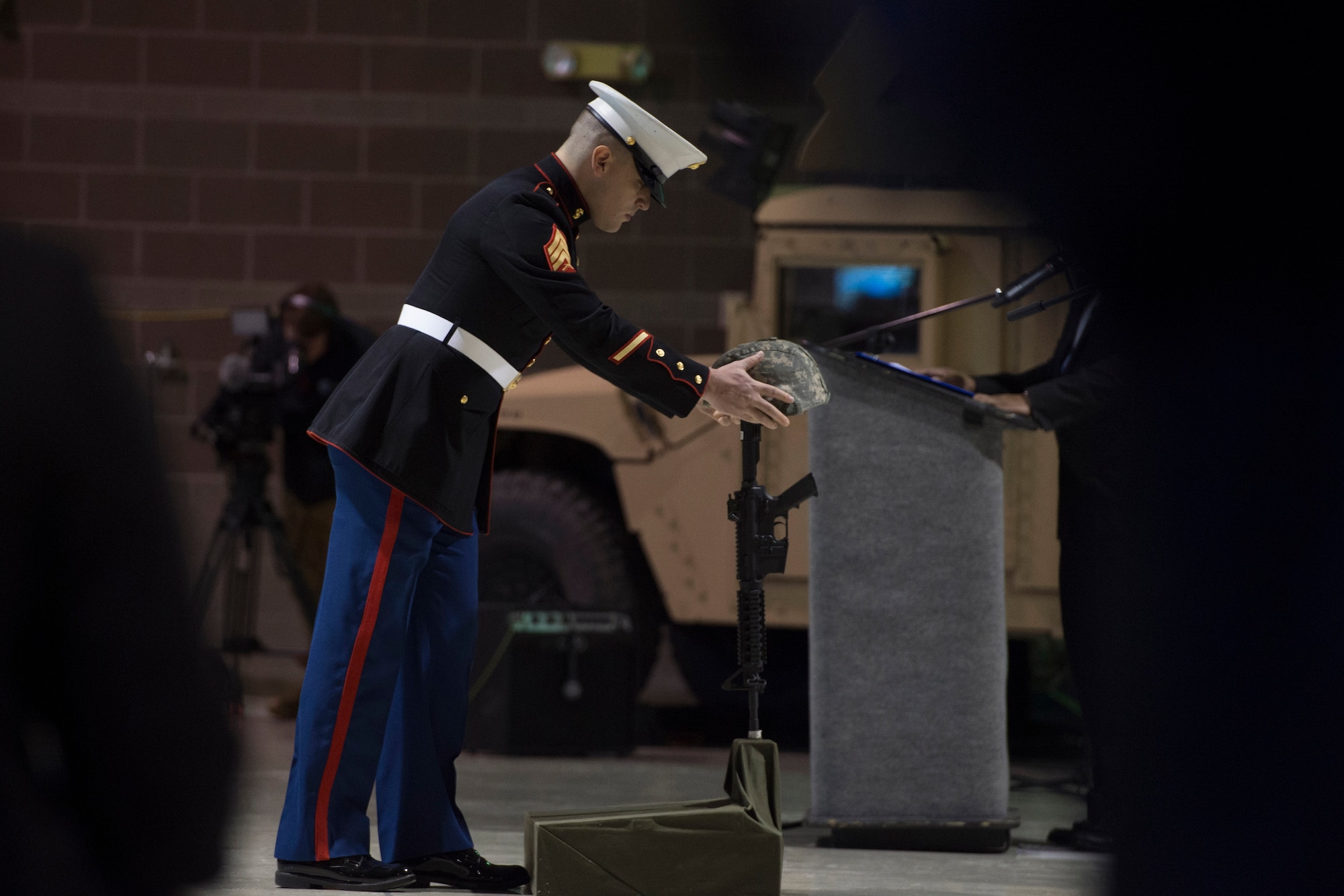 The Department of Military and Veterans Affairs has been hosting the public ceremony with the Alaska National Guard since 1998.
