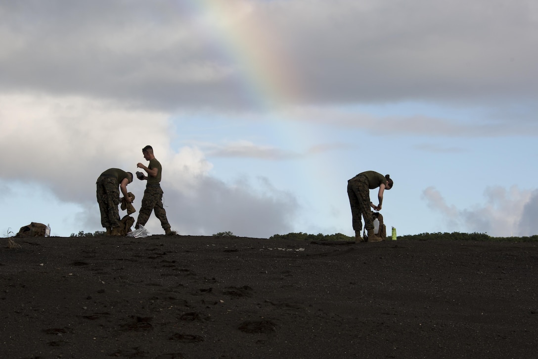 Multiple squadrons participated in the professional military education on the island to gain information on its historical significance and foster esprit de corps.