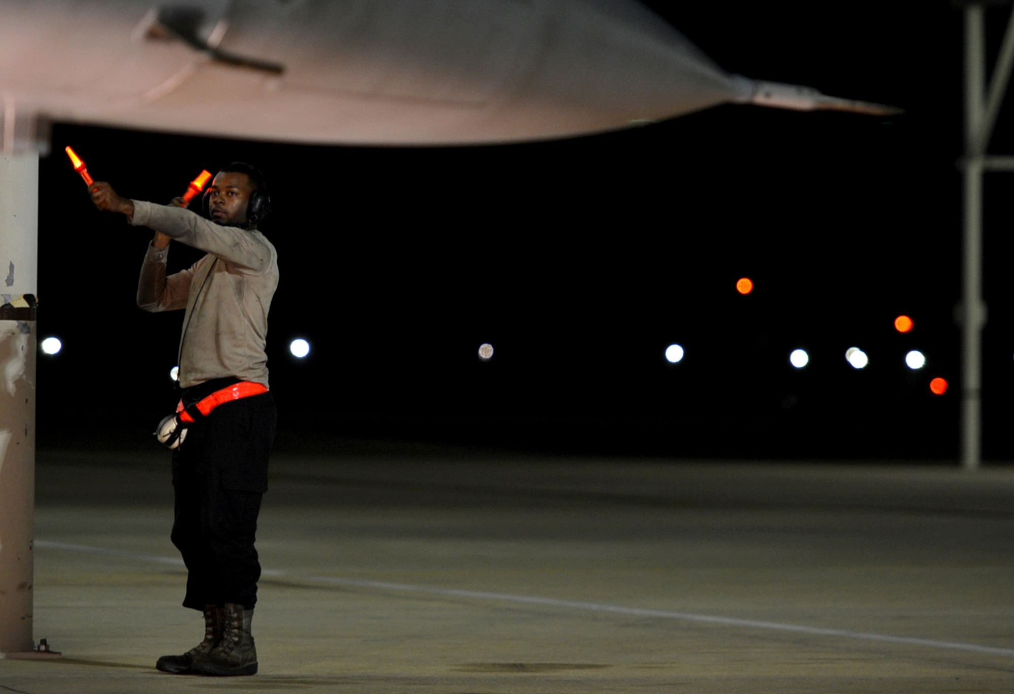U.S. Airmen assigned to the 77th Fighter Squadron deployed to an undisclosed location in Southwest Asia in support of Operation Freedom's Sentinel.