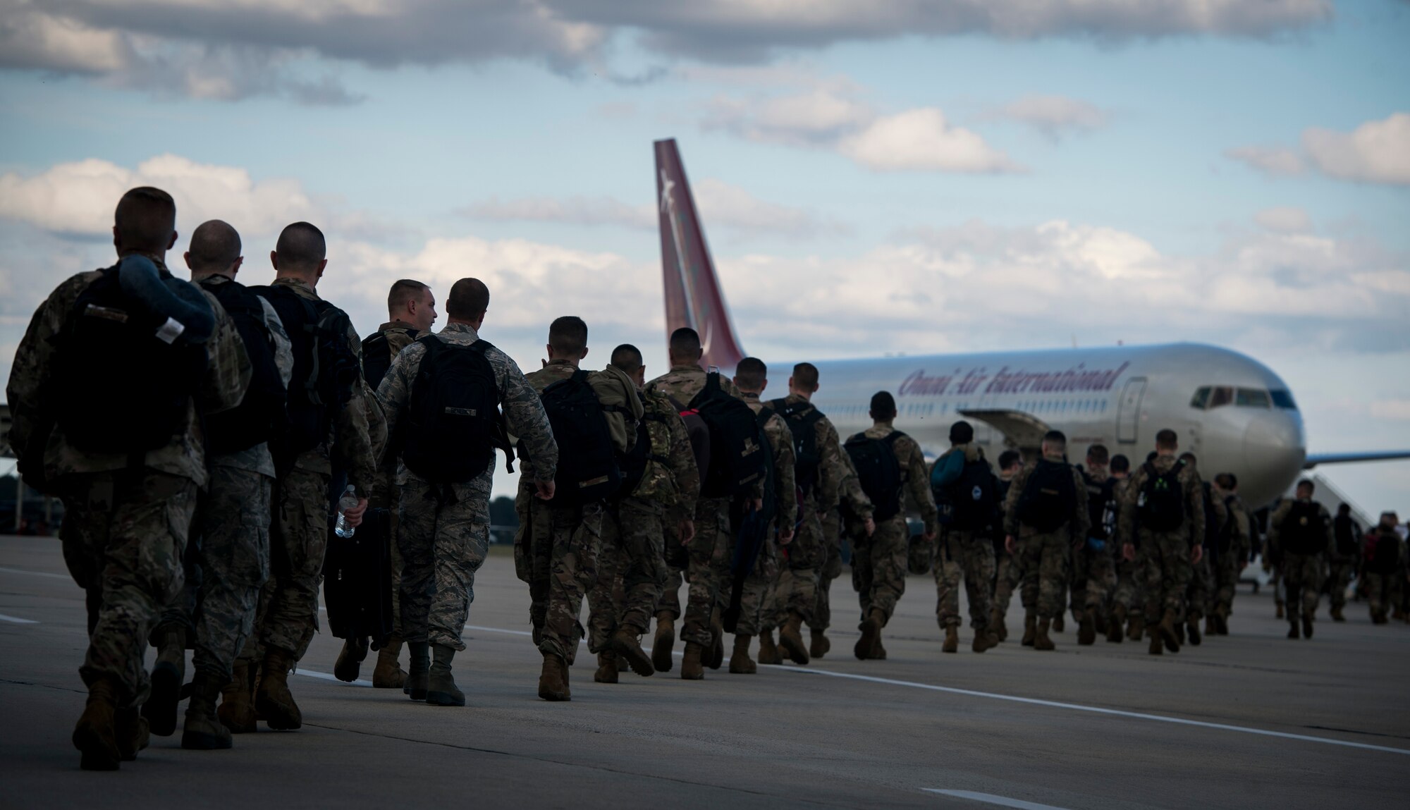 U.S. Airmen assigned to the 77th Fighter Squadron deployed to an undisclosed location in Southwest Asia in support of Operation Freedom's Sentinel.