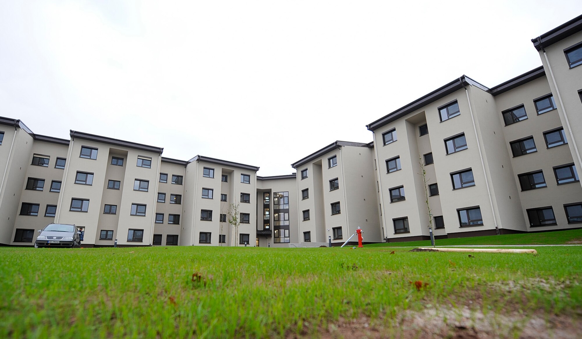 Ramstein’s new dormitory, building 2411, is currently undergoing final inspections to ensure the building meets safety standards.
