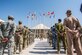 Coalition partners hold joint Remembrance and Veterans Day parade at Al Udeid