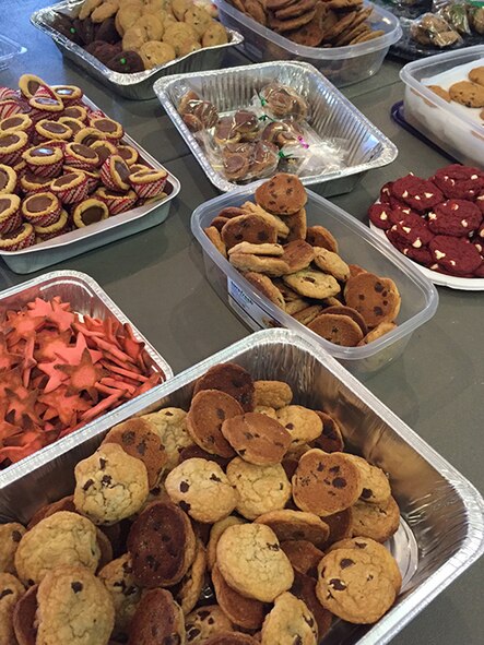 Donations of treats for the 17th annual Airmen’s Holiday Cookie Drive at Wright-Patterson Air Force Base will take place Dec. 6 at several locations on base. (Skywrighter photo)