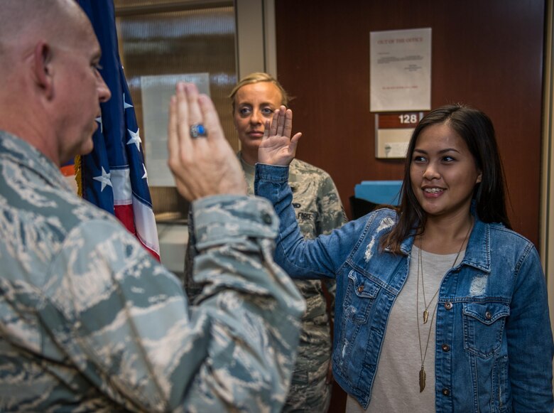 Newest recruit for the 932nd Airlift wing at Scott Air Force Base keeps family heritage going.