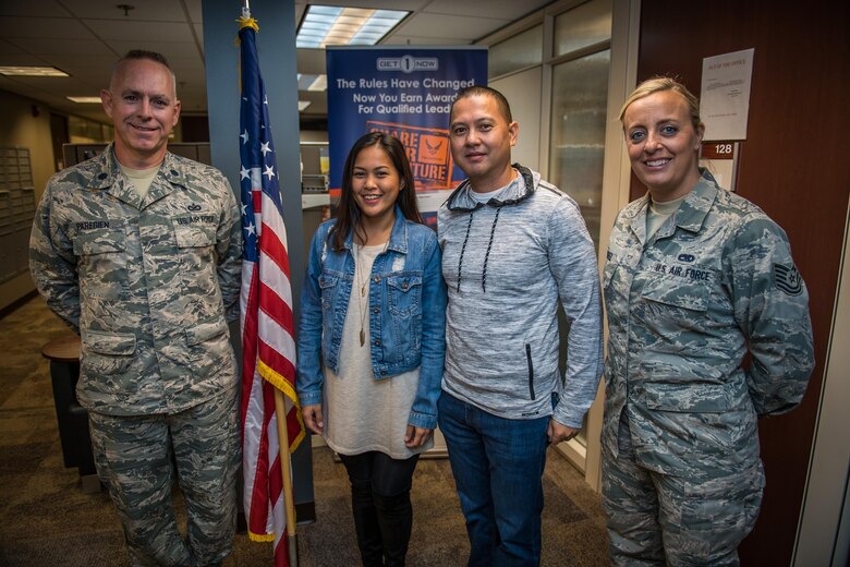 Newest recruit for the 932nd Airlift wing at Scott Air Force Base keeps family heritage going.