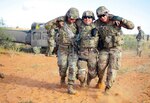 New York Army National Guard Soldiers from 27th Infantry Brigade Combat Team (IBCT) undergo combat lifesaver training in preparation for the Joint Multinational Training Group-Ukraine mission, Oct. 21. 2017.