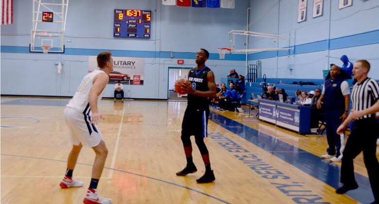 playing basketball in air force 1