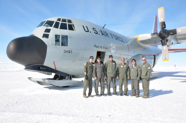 LC-130 aircrew completes South Pole mission despite extreme weather conditions