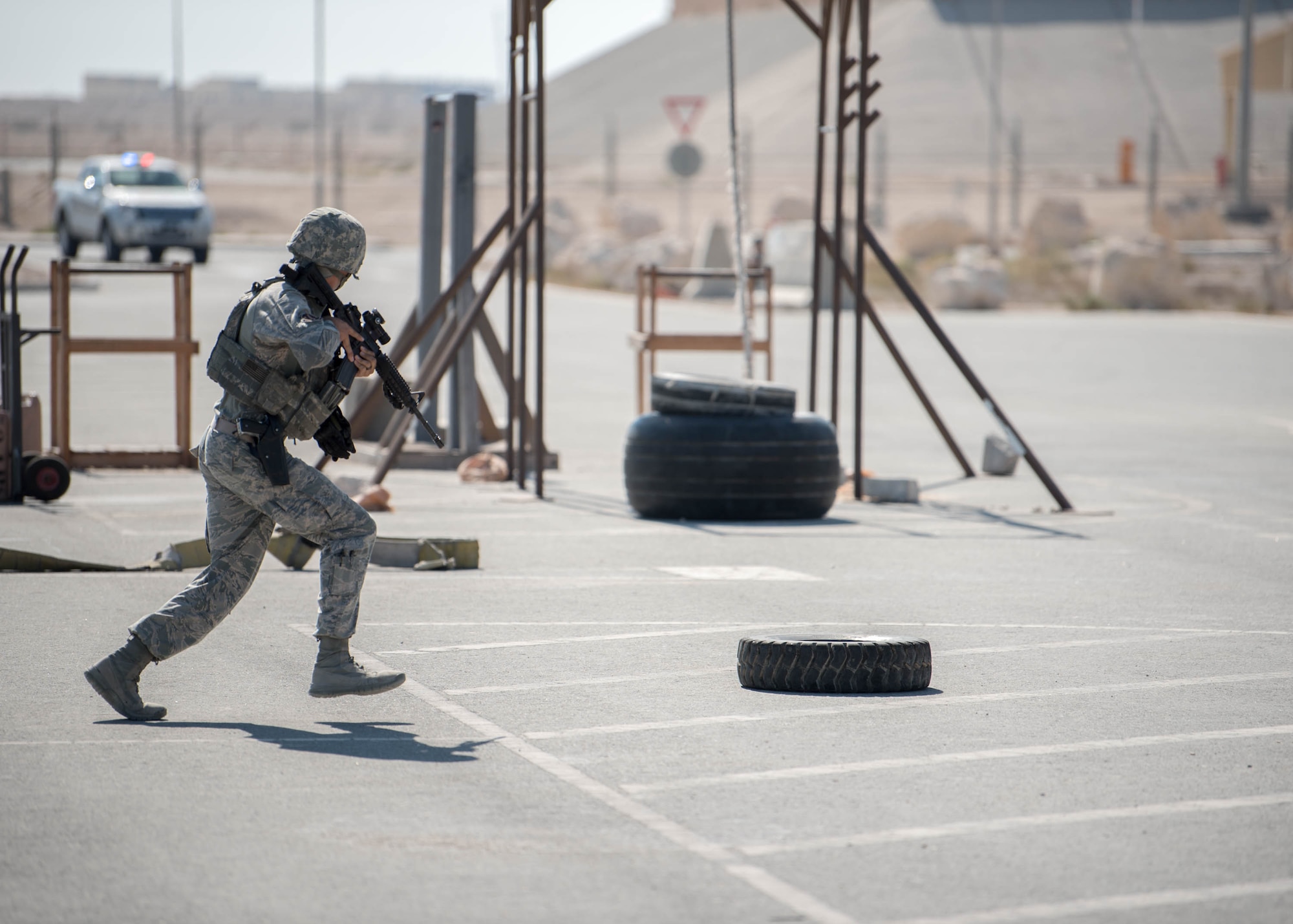 Al Udeid Air Base conducts Anti-Terrorism Force Protection Exercise