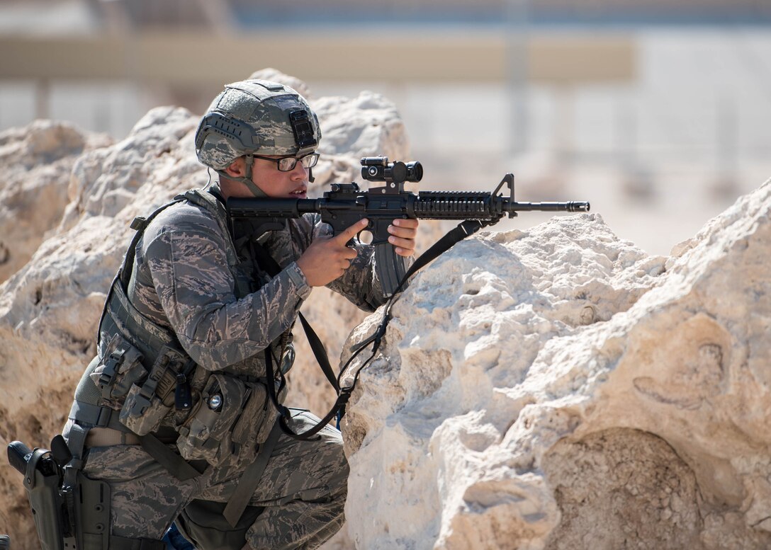 Al Udeid Air Base conducts Anti-Terrorism Force Protection Exercise